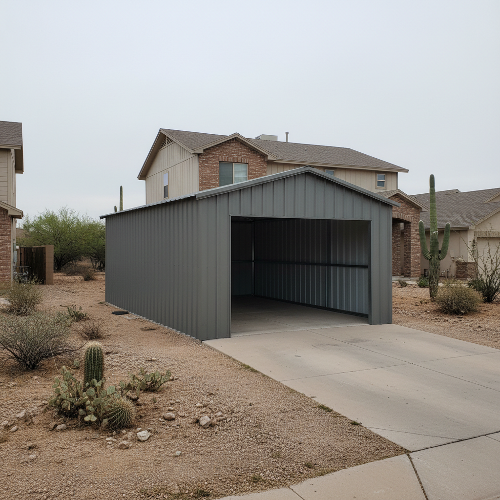 Metal Frame Garages