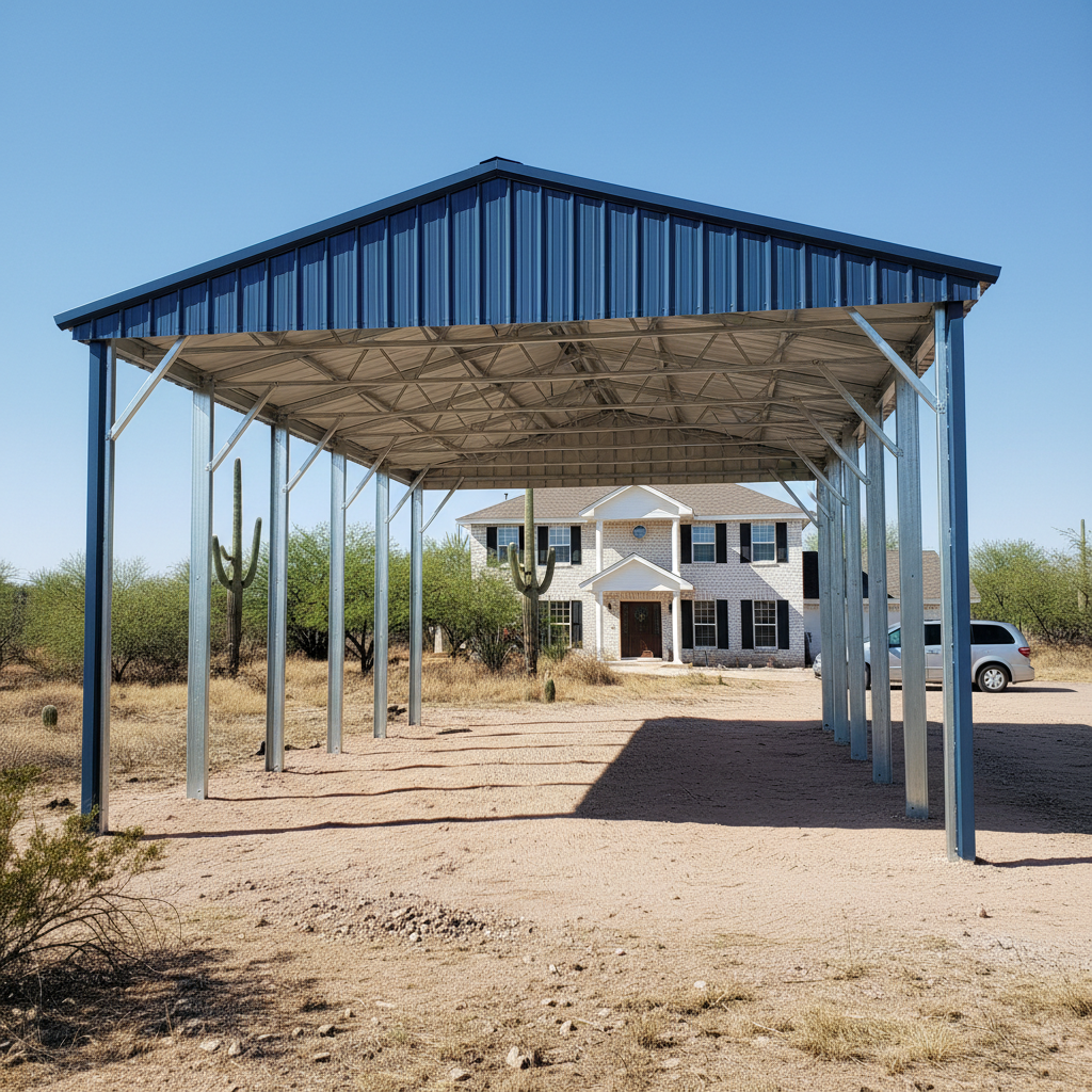 Metal Post Frame Construction