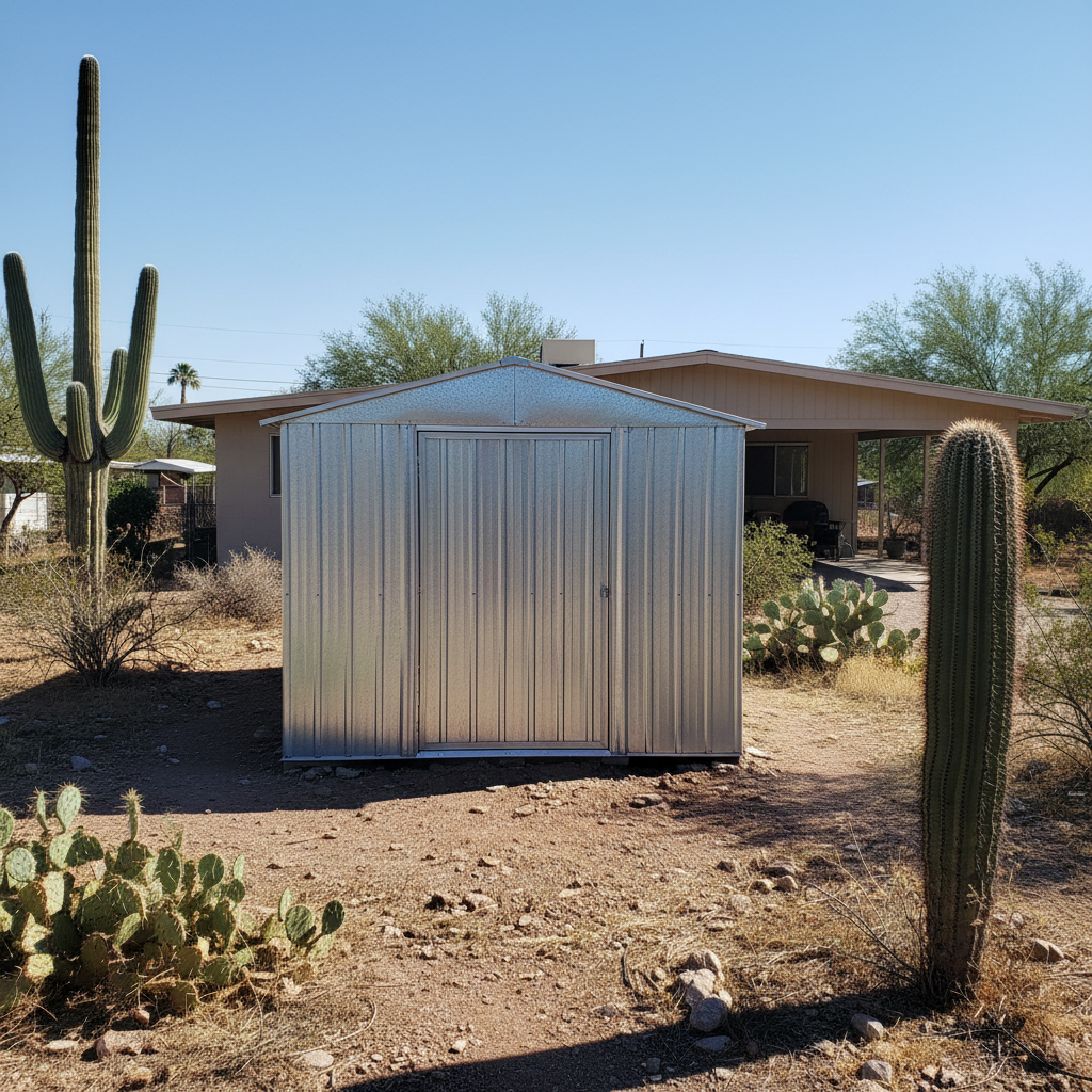 Metal Frame Sheds