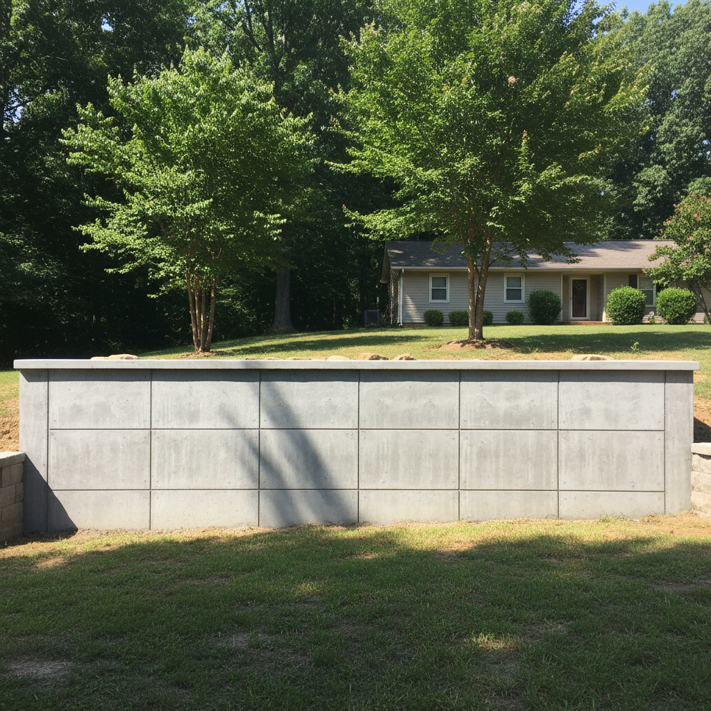 Concrete Retaining Walls