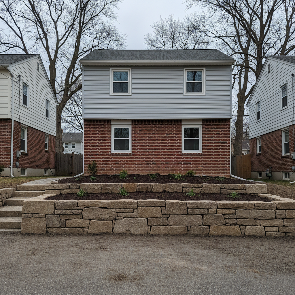 Retaining Wall Construction in Wellesley