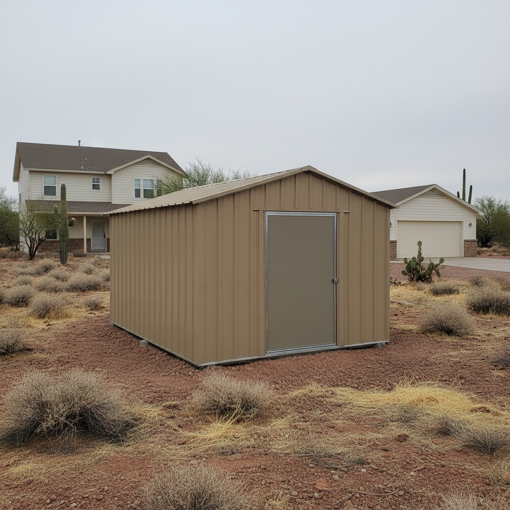 Metal Frame Sheds