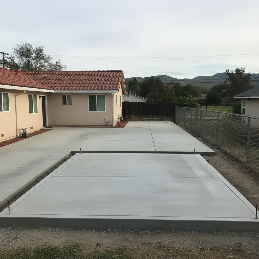 Shed Foundation Work