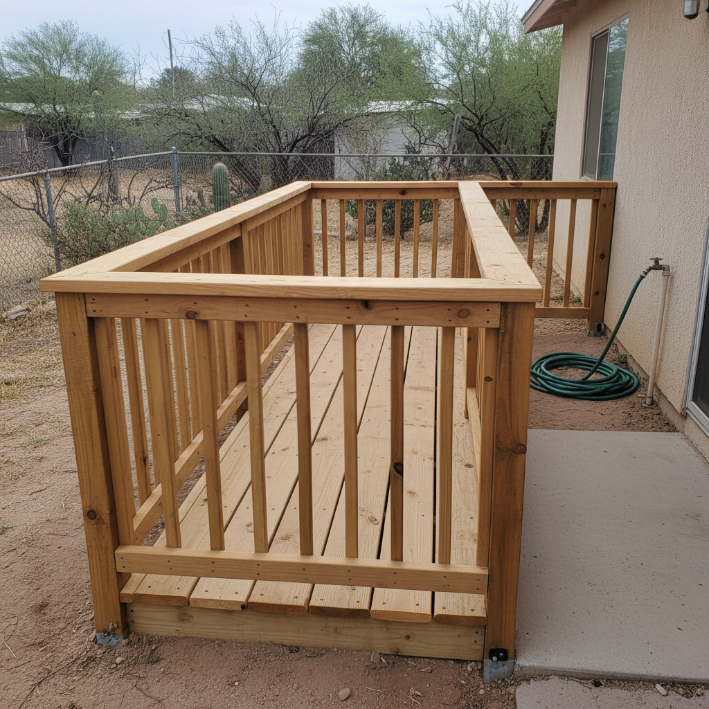 Deck Railing Installation