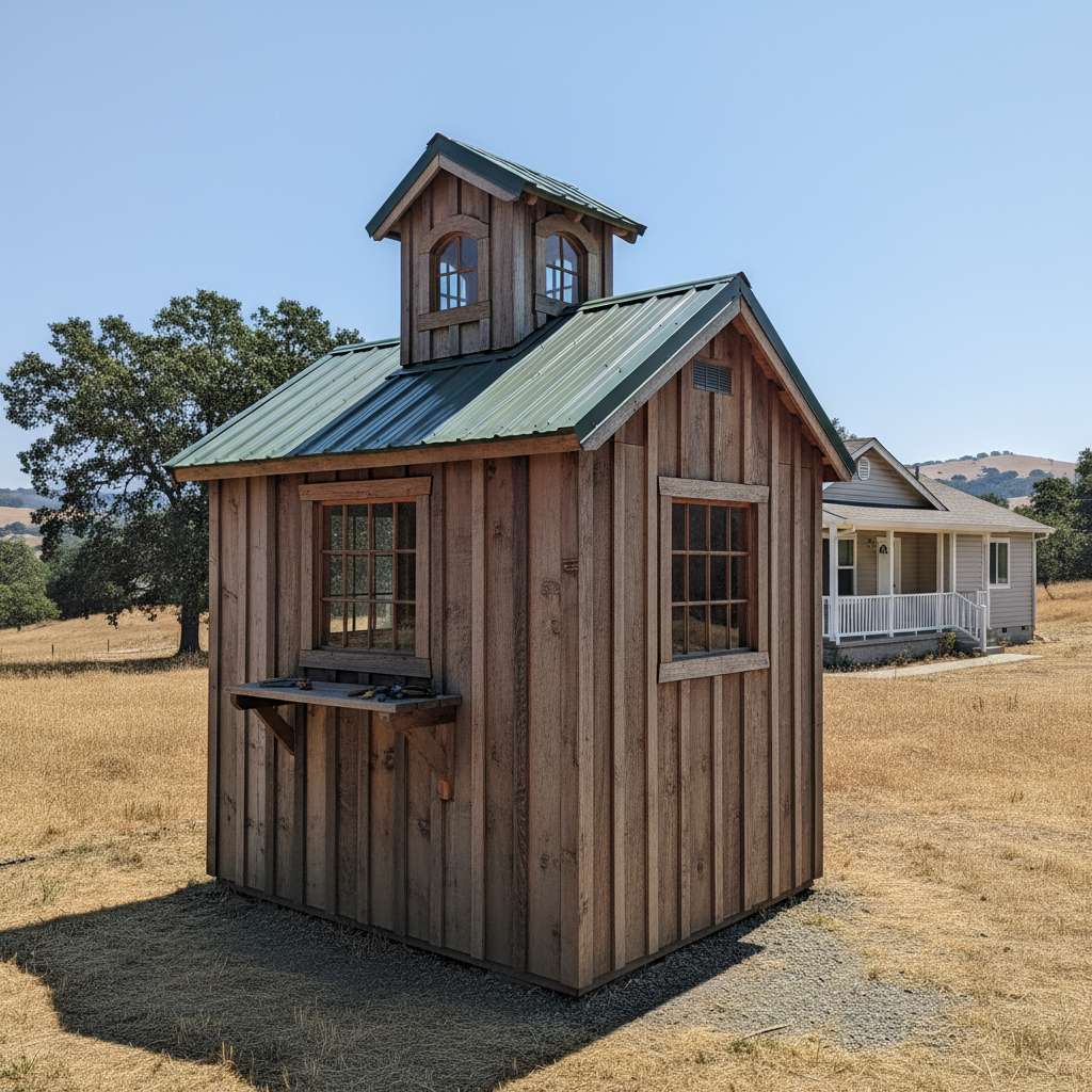 Custom Shed Design in San Jose