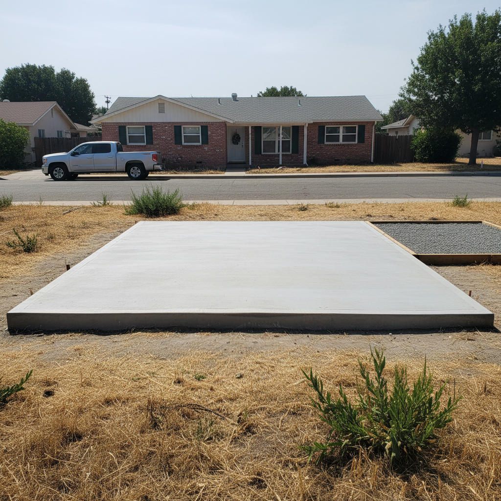Shed Foundation Work in San Jose