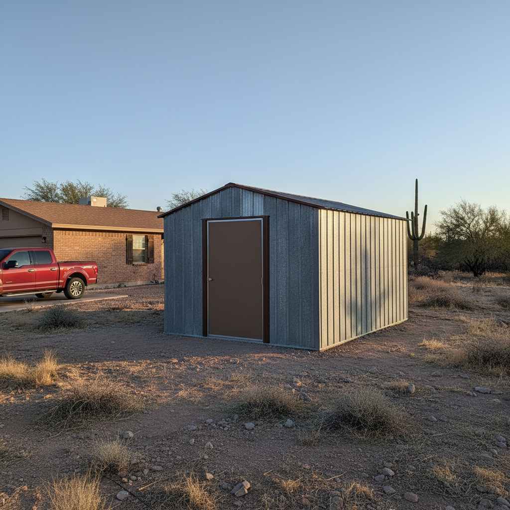Metal Frame Sheds