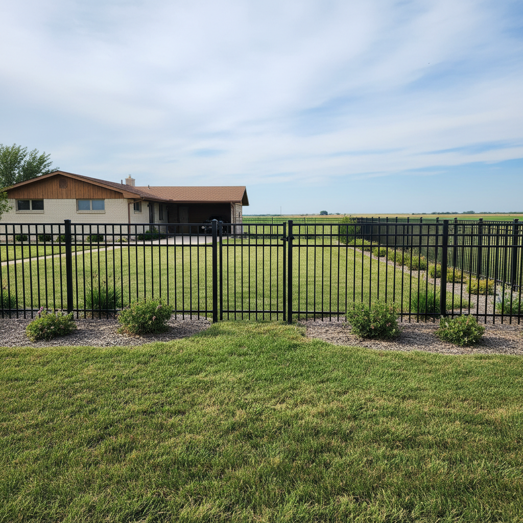 Aluminum Fence Installation in Lincoln, NE