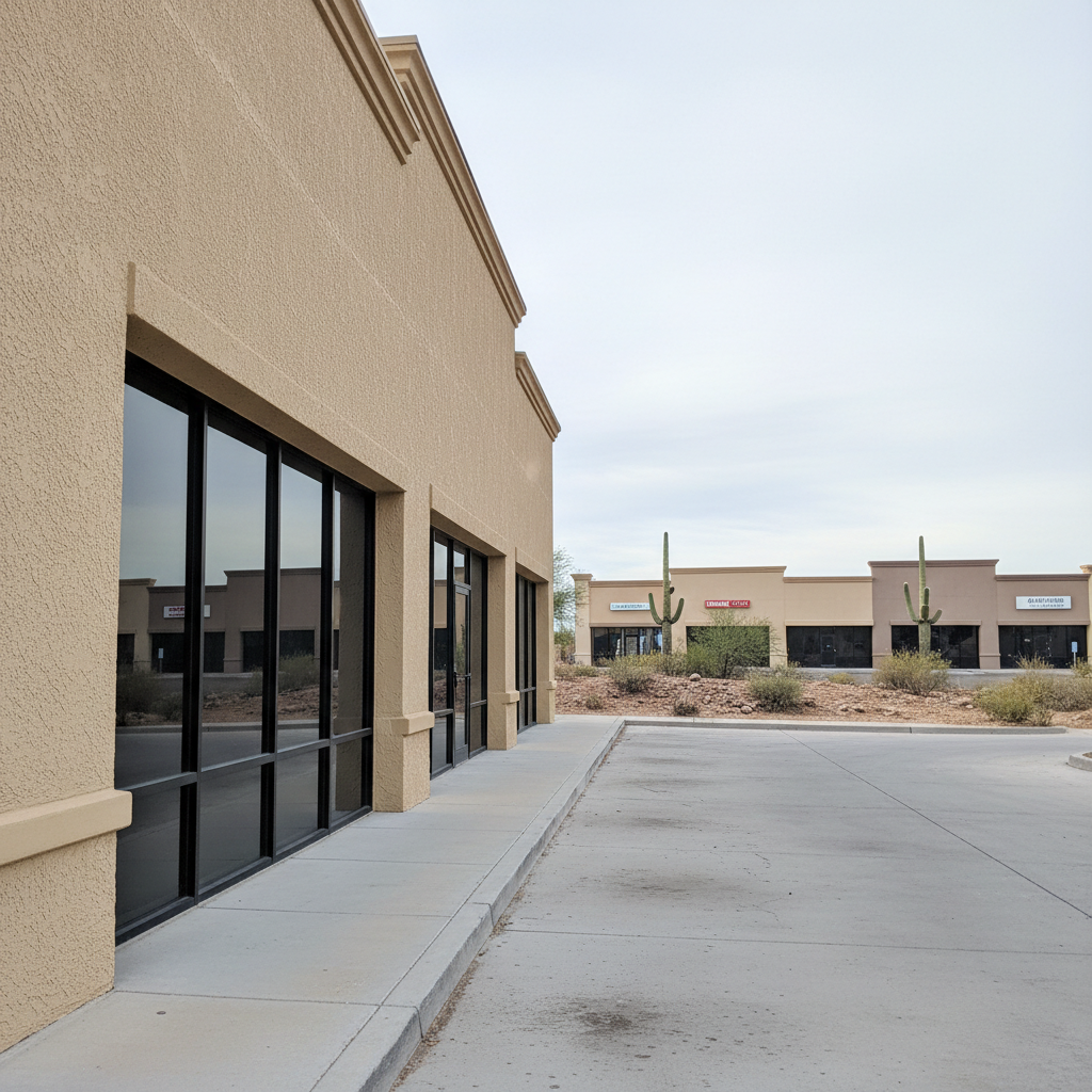 Commercial Stucco in Queen Creek
