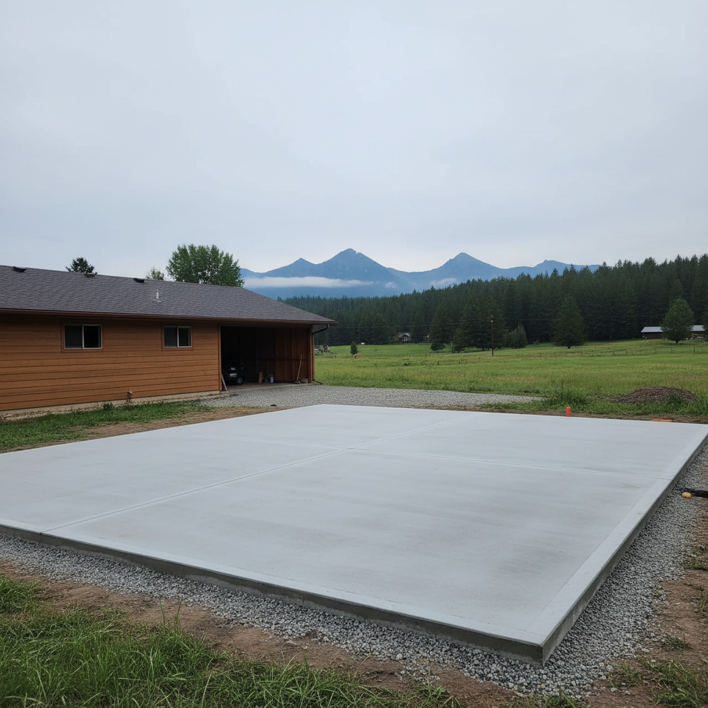 Shed Foundation Work