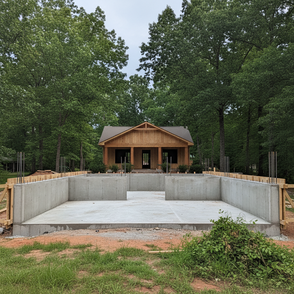 Concrete Foundations in Hoover