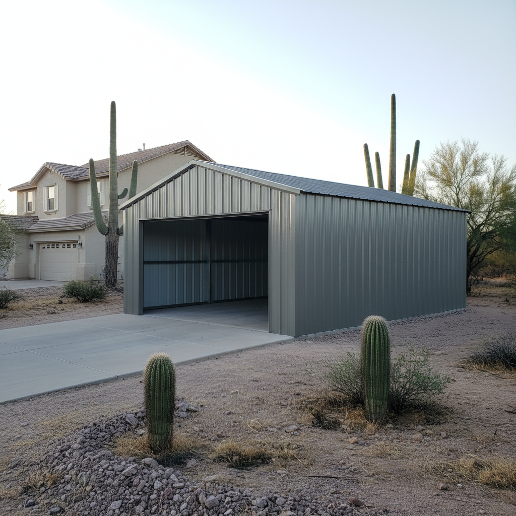 Metal Frame Garages
