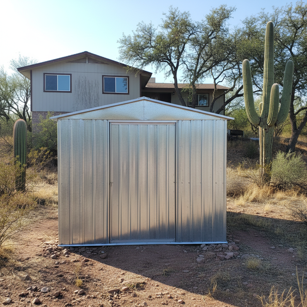 Metal Frame Sheds