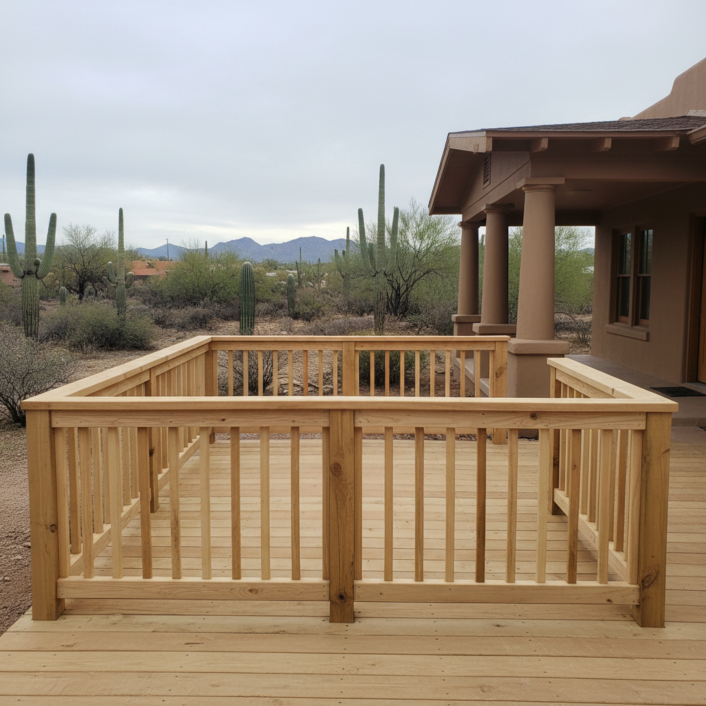 Deck Railing Installation