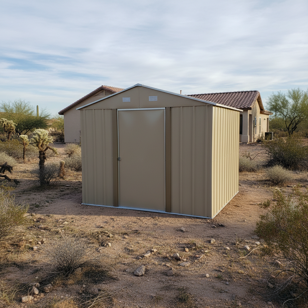 Metal Frame Sheds