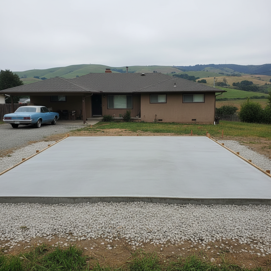 Shed Foundation Work