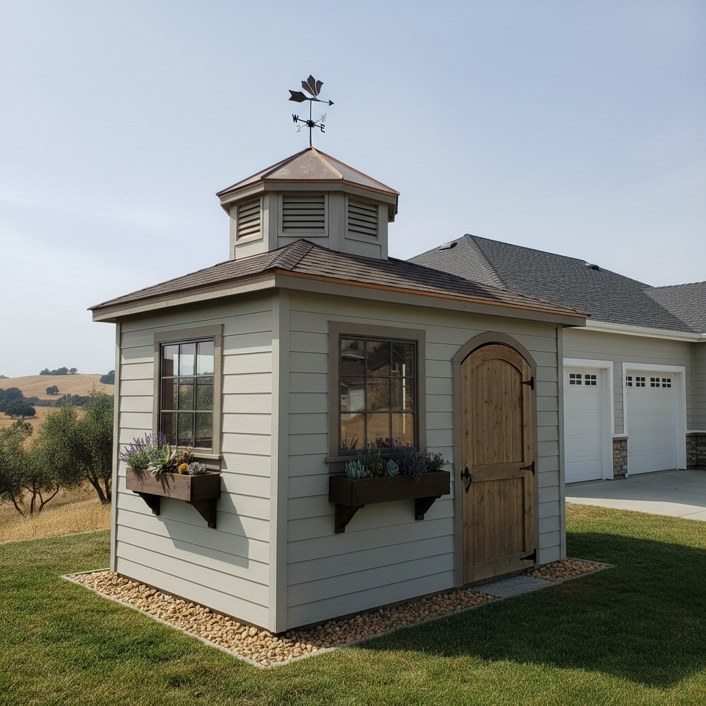 Custom Shed Design in Tracy, CA