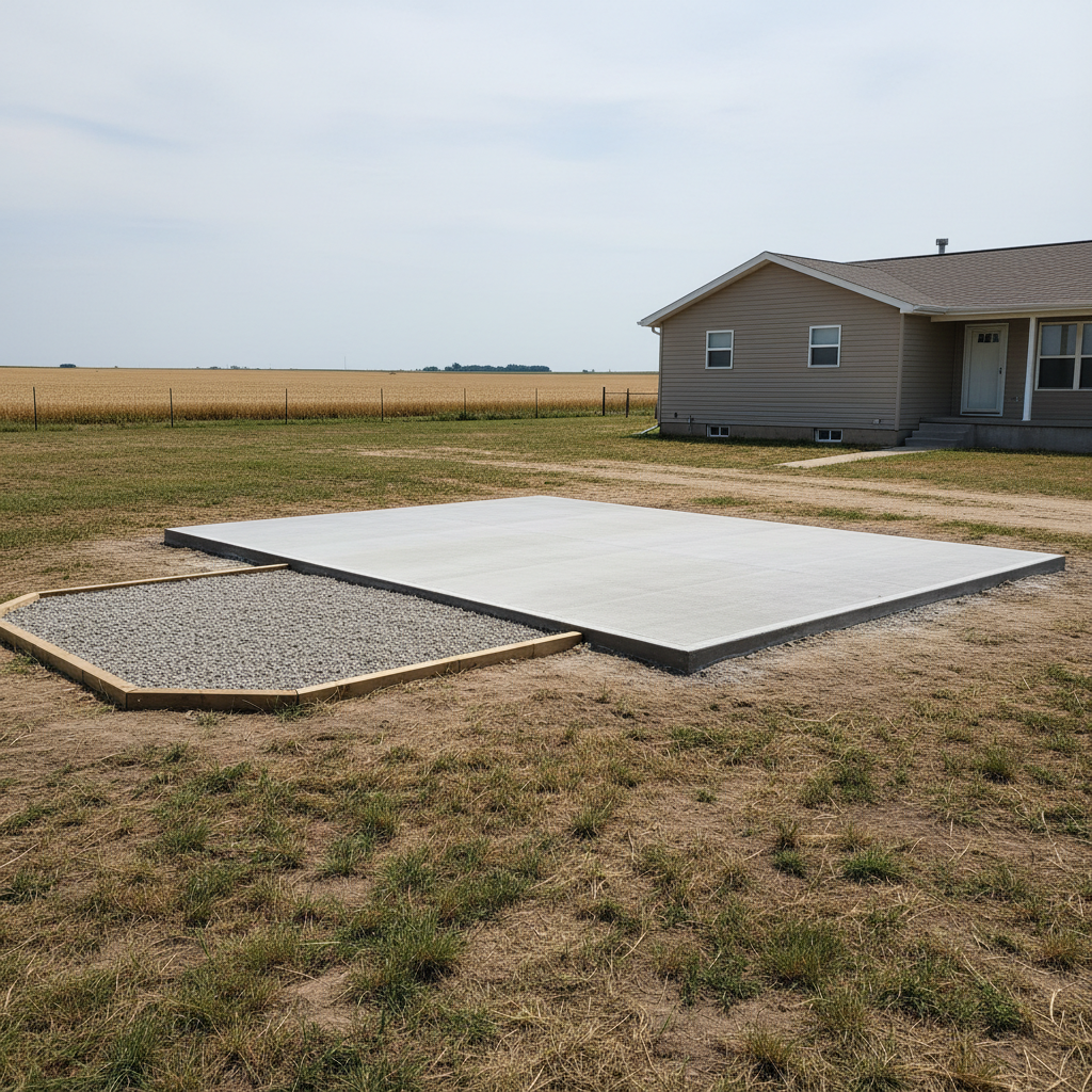 Shed Foundation Work