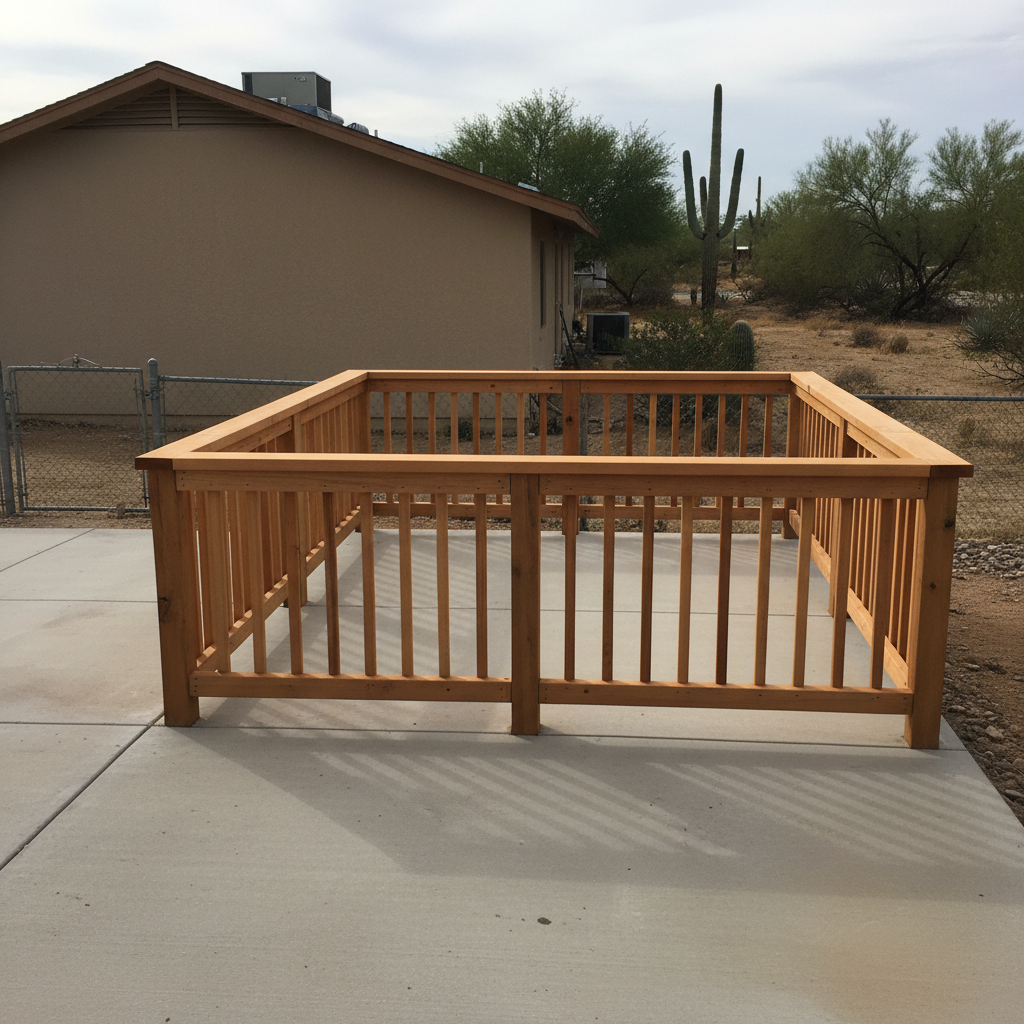 Deck Railing Installation