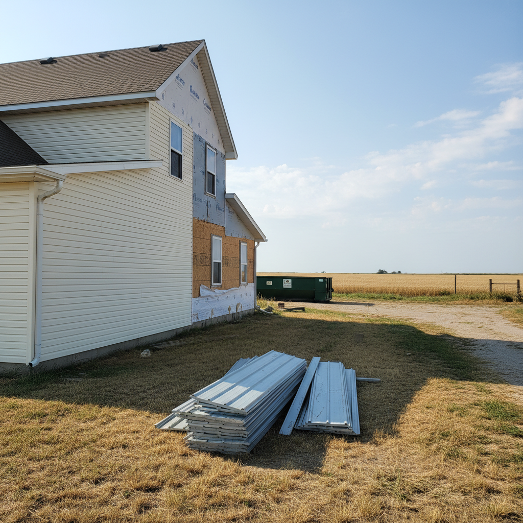 Siding Removal in Dodge City
