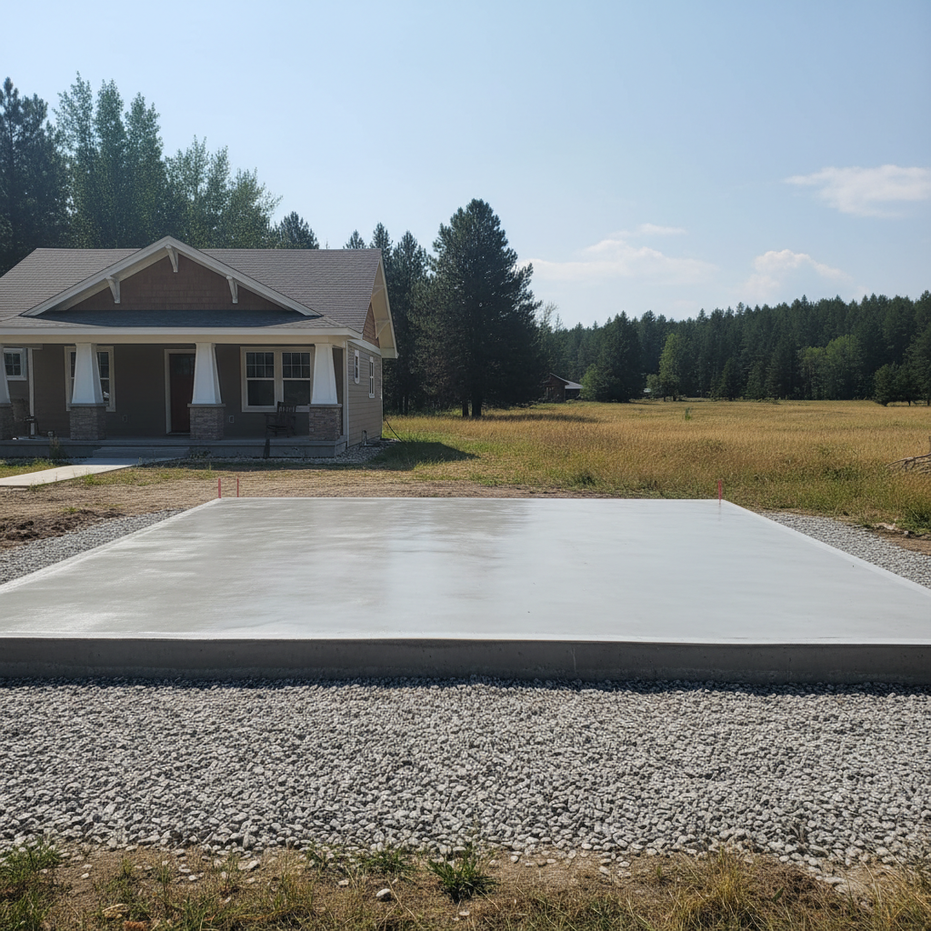 Shed Foundation Work in Missoula