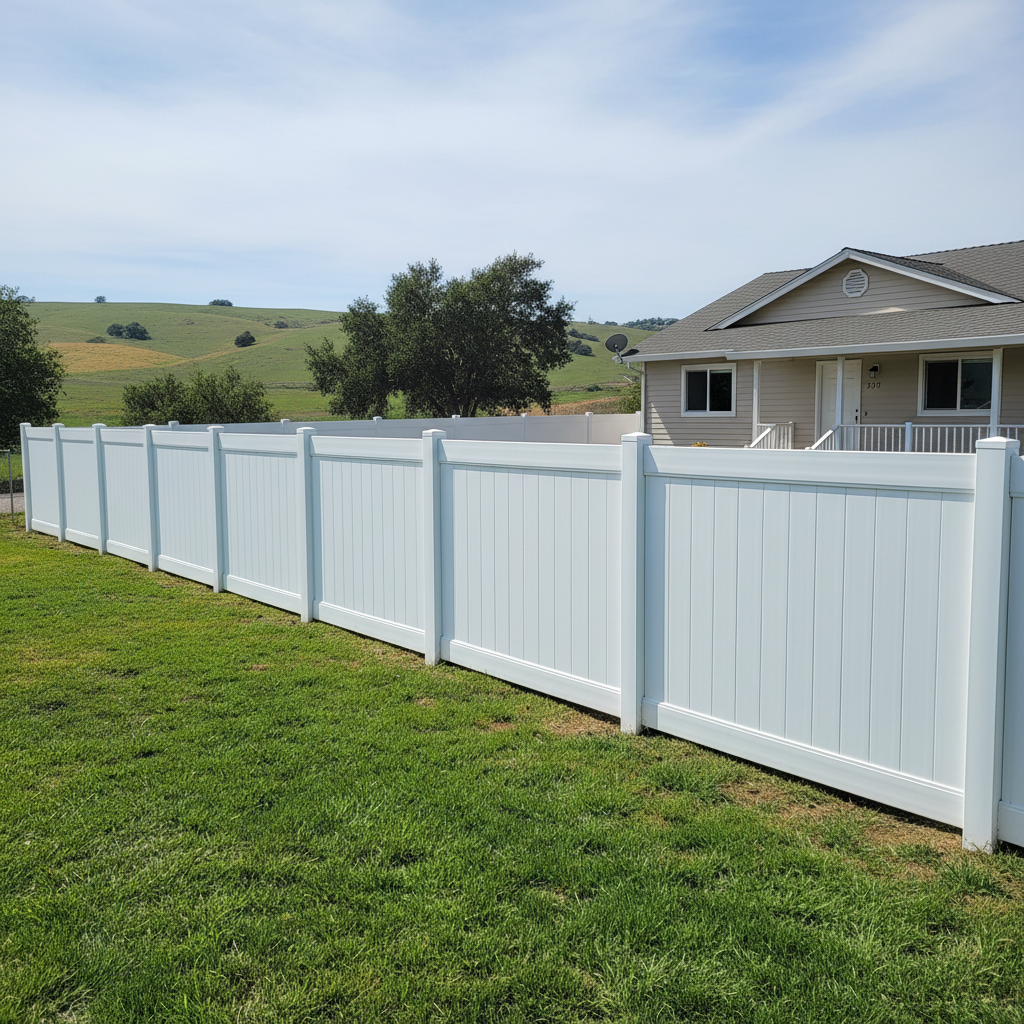 Vinyl Fence Installation in Vallejo