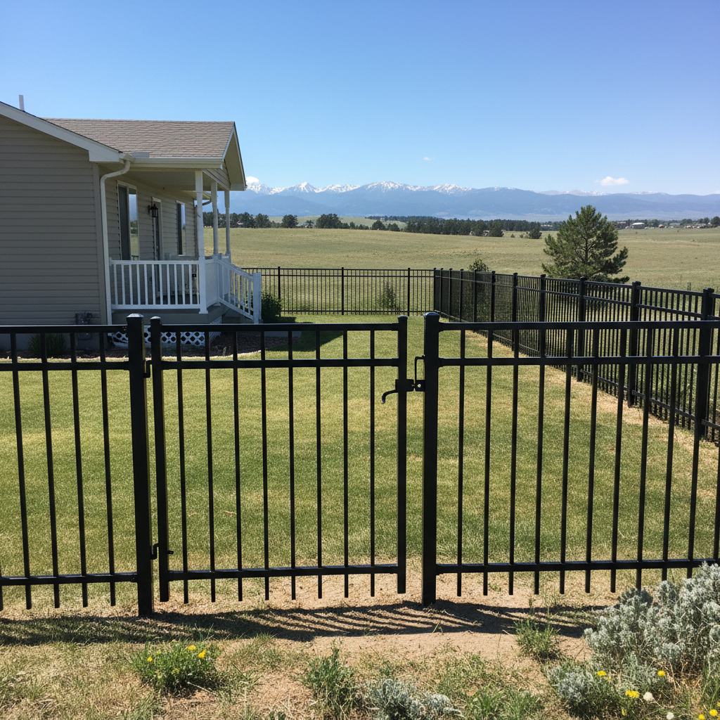 Aluminum Fence Installation