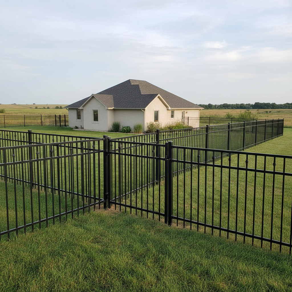Aluminum Fence Installation in Rapid City