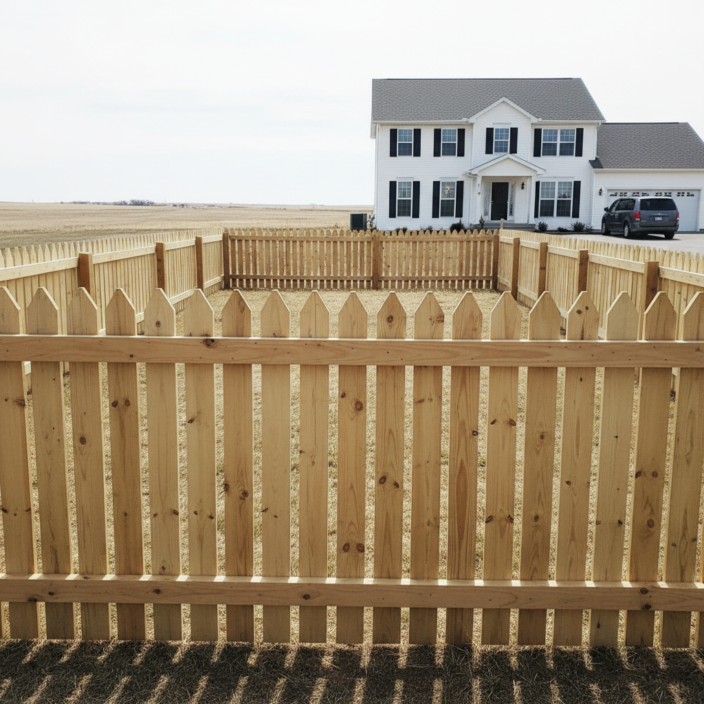 Wood Fence Installation in Rapid City