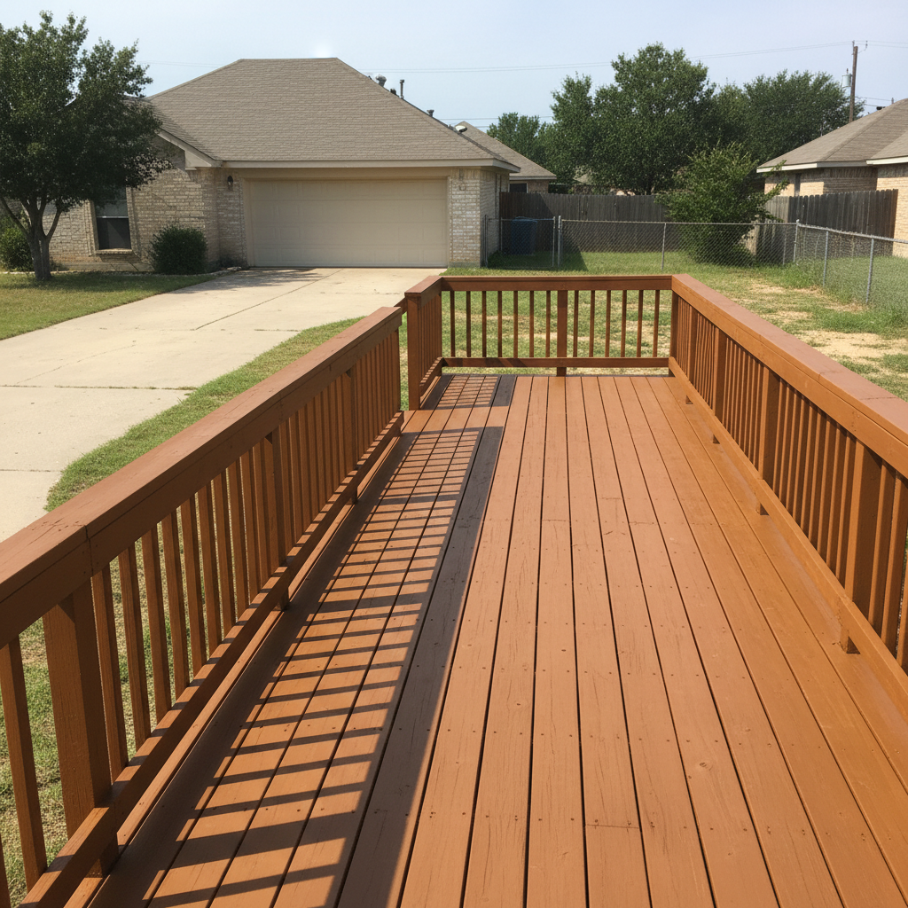 Deck Staining in McKinney