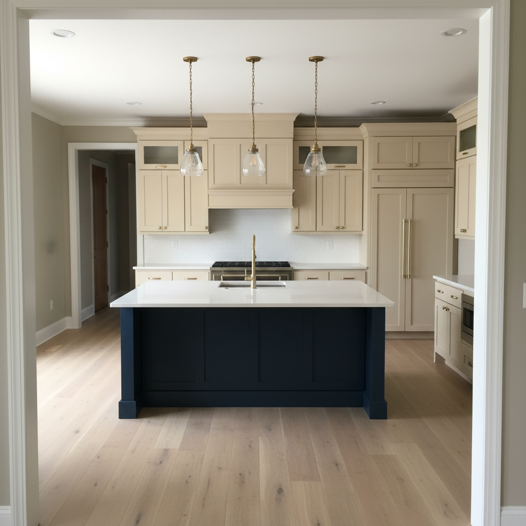 Kitchen Island Installation