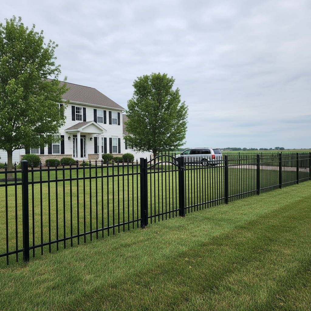 Aluminum Fence Installation