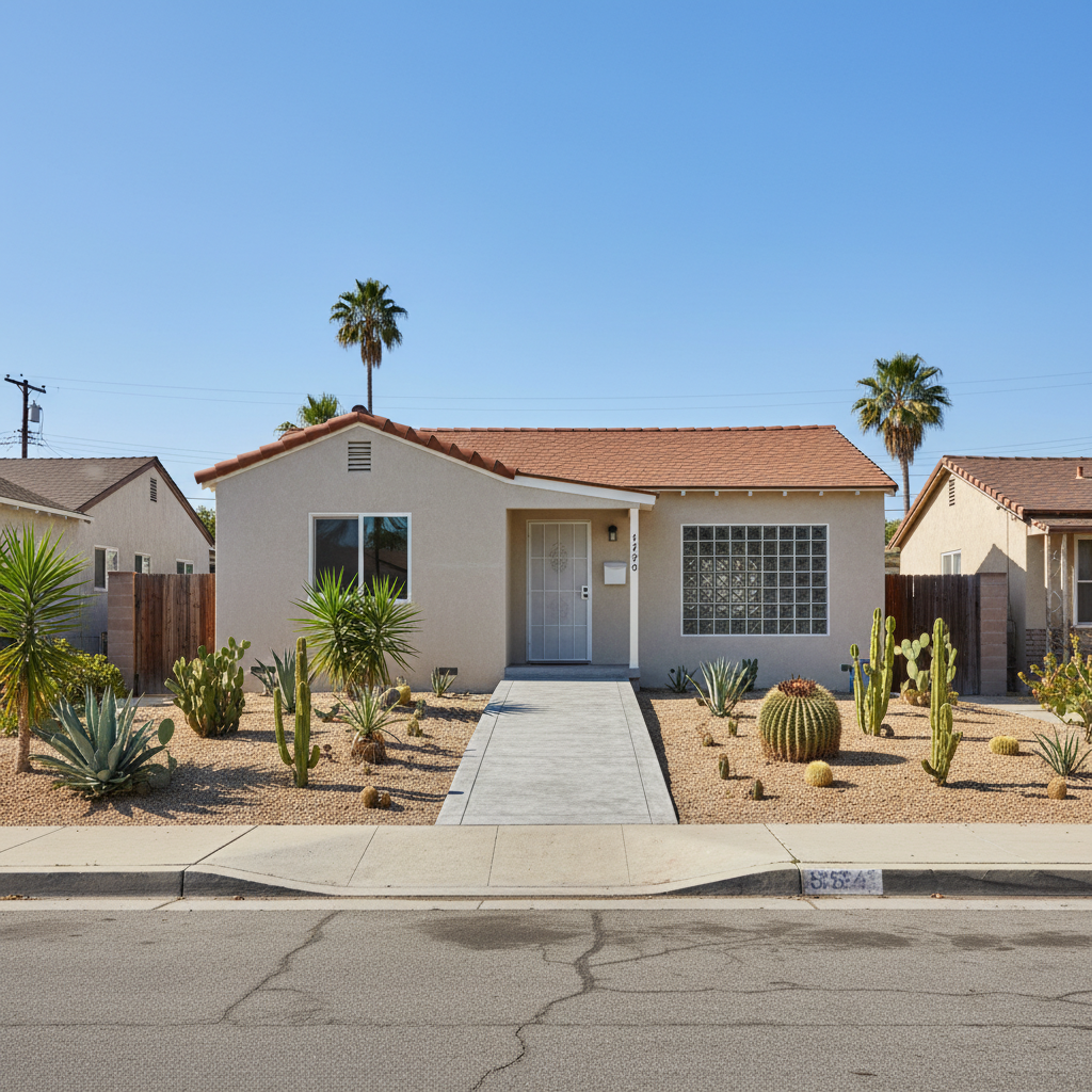 Completed handicap accessible bathrooms work at a residential property in Huntington Park, CA