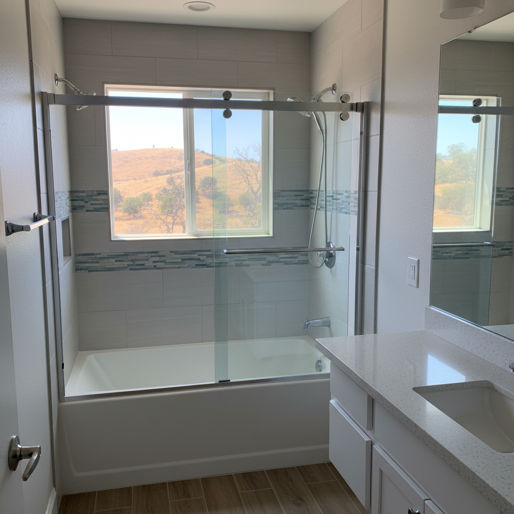 Completed bathtub replacement work at a residential property in Simi Valley, CA