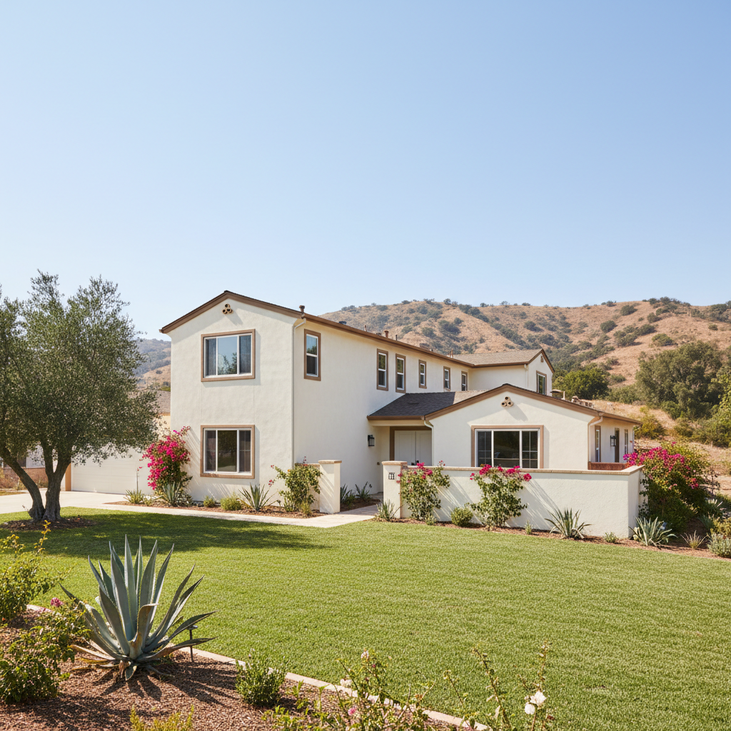 Completed commercial stucco work at a residential property in Burbank, CA