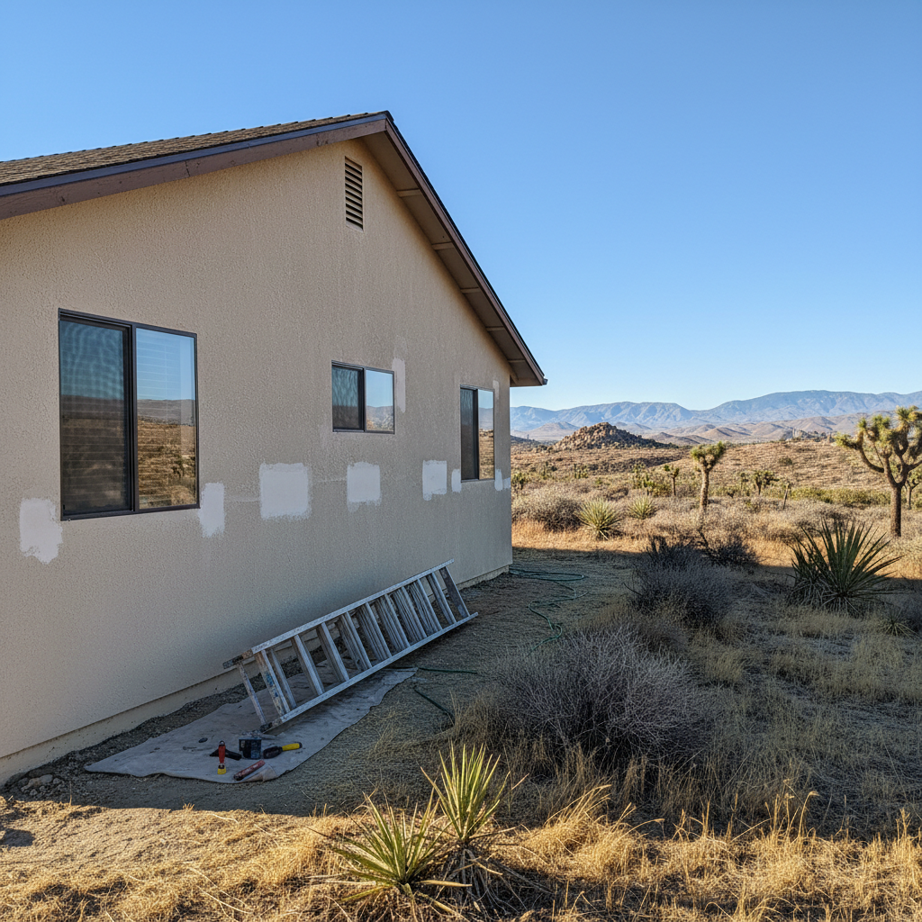 Completed stucco inspection work at a residential property in Palmdale, CA