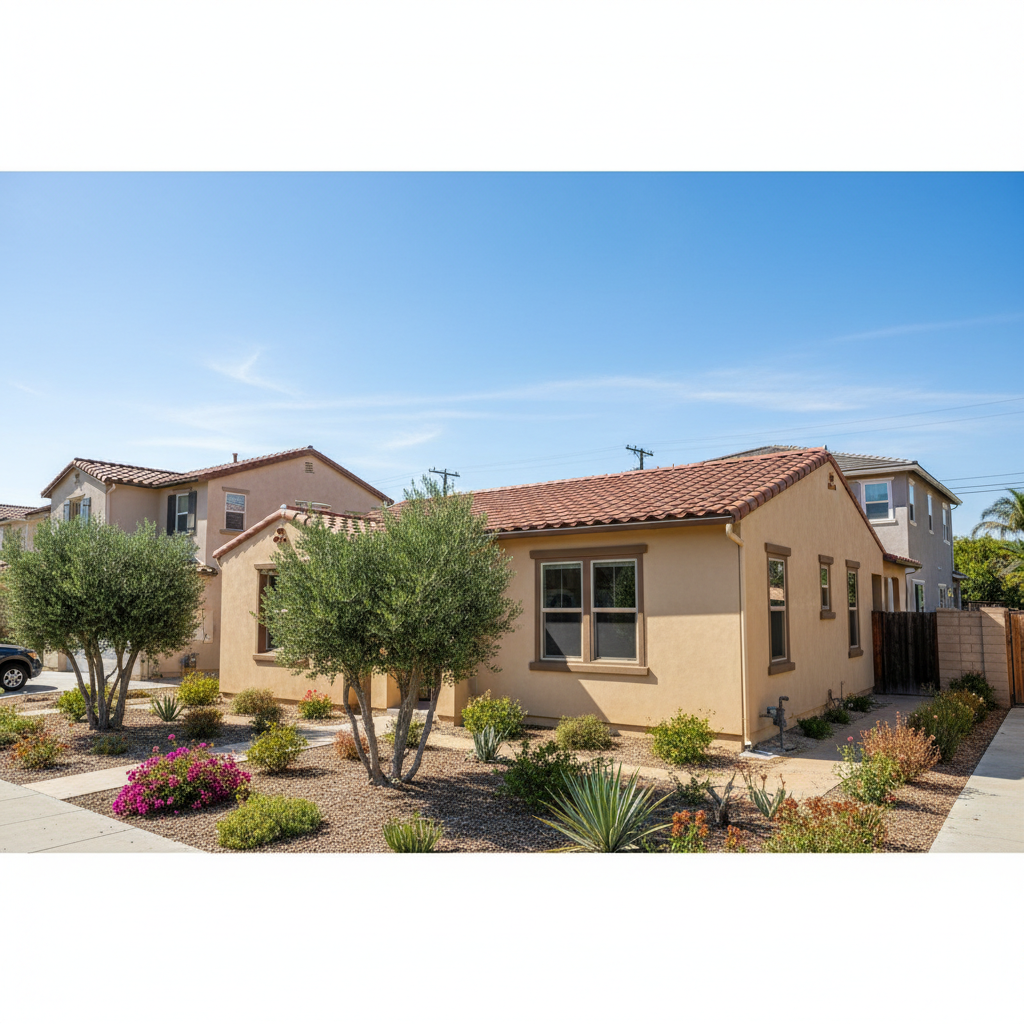 Completed stucco redashing work at a residential property in Santa Clarita, CA