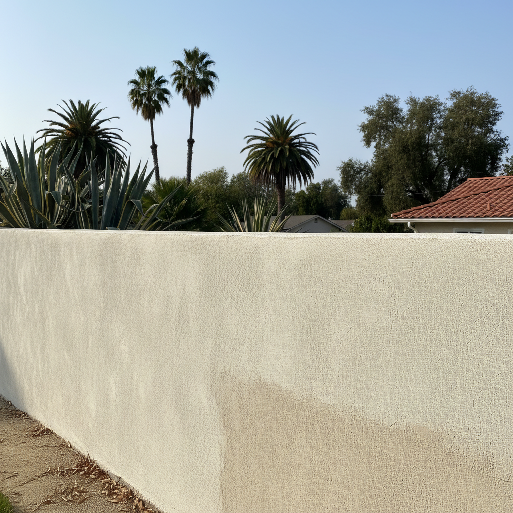 Completed stucco removal work at a residential property in North Hollywood, CA