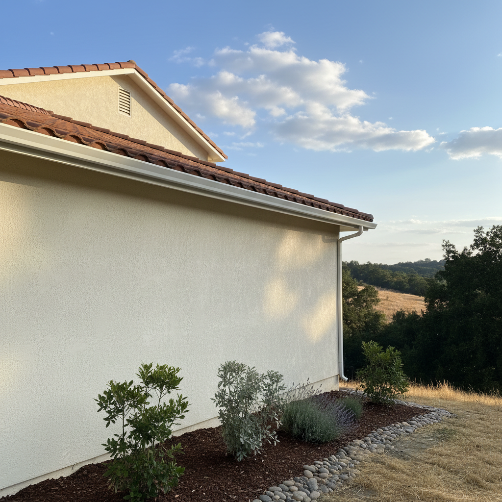 Completed commercial stucco work at a residential property in Citrus Heights, CA