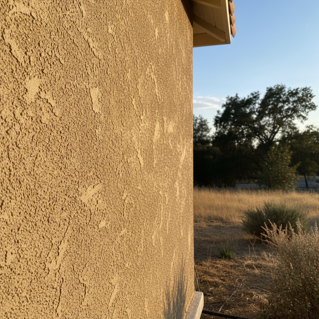 Completed stucco inspection work at a residential property in Davis, CA