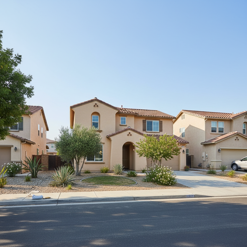 Completed stucco redashing work at a residential property in Turlock, CA