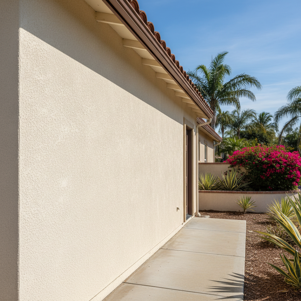 Completed commercial stucco work at a residential property in Chula Vista, CA