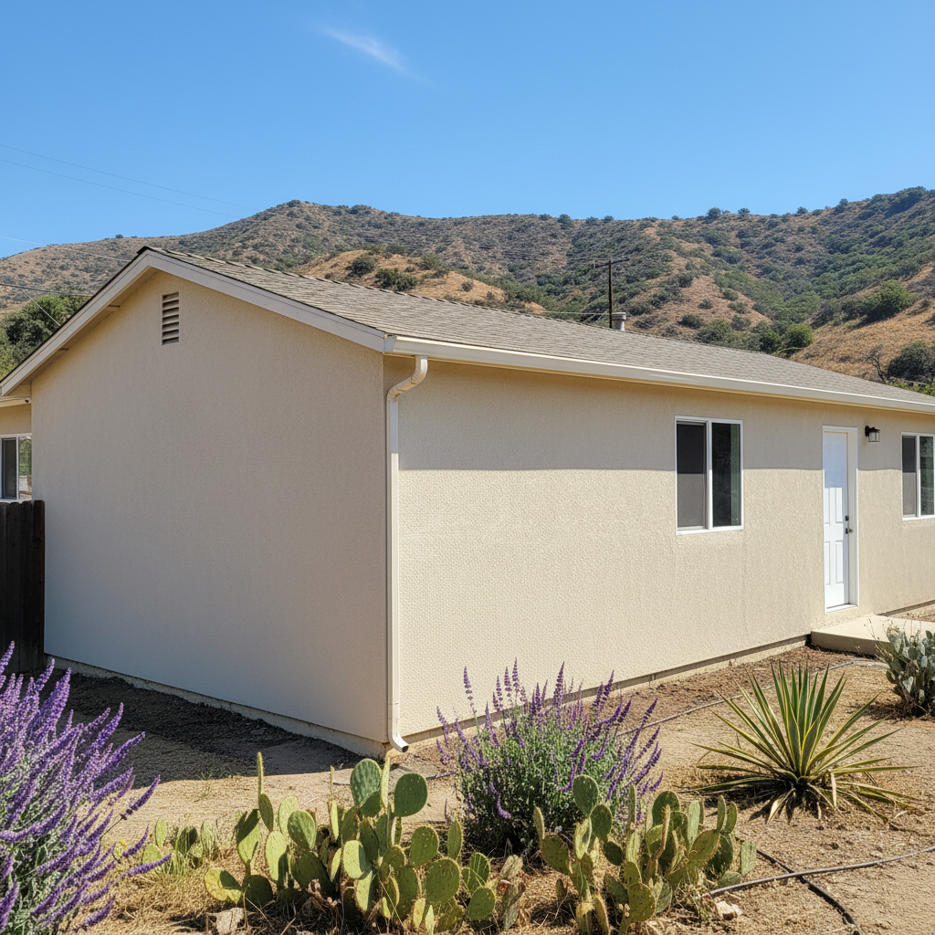 Completed eifs installation work at a residential property in Escondido, CA