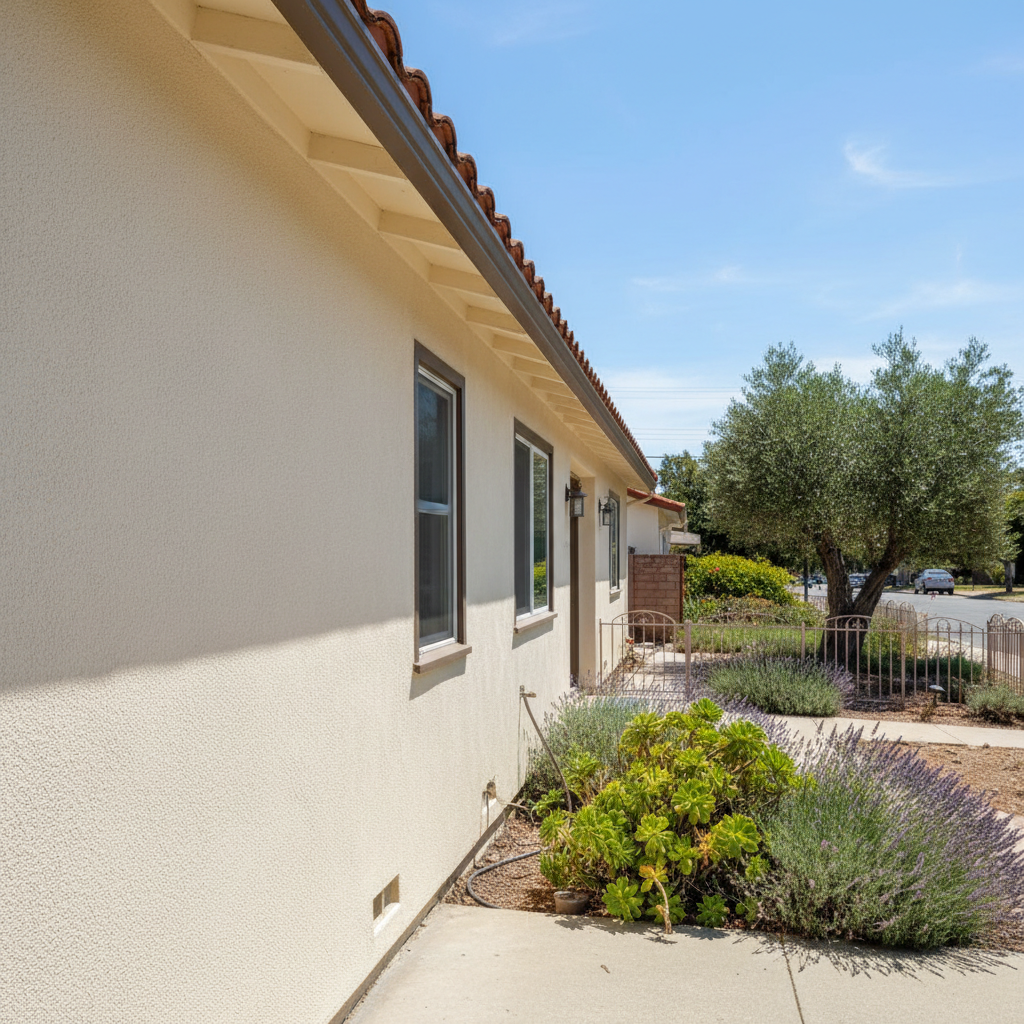 Completed commercial stucco work at a residential property in Concord, CA