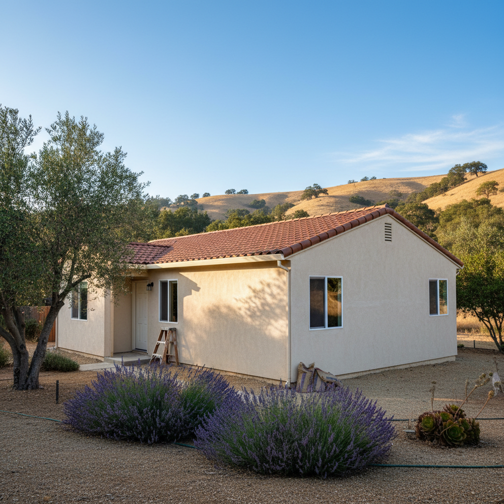 Completed stucco inspection work at a residential property in Santa Rosa, CA