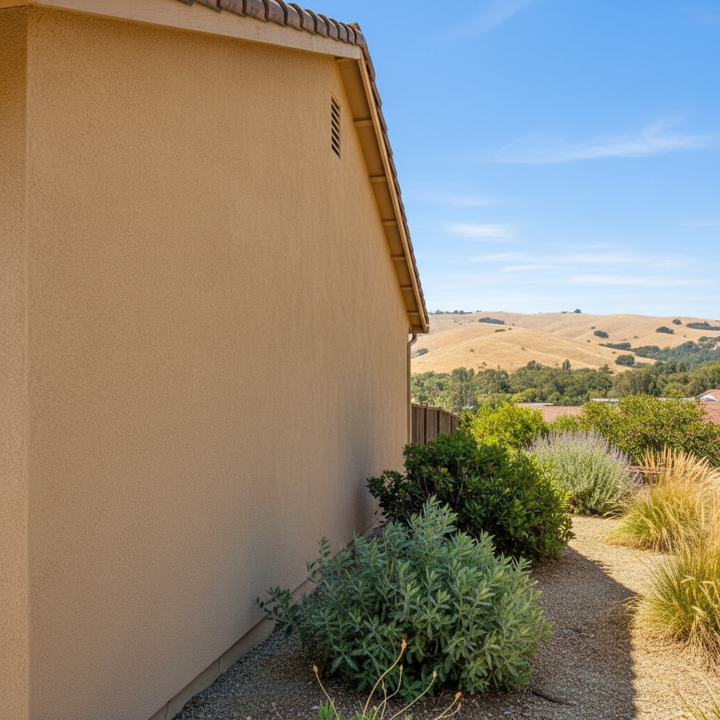Completed commercial stucco work at a residential property in Castro Valley, CA