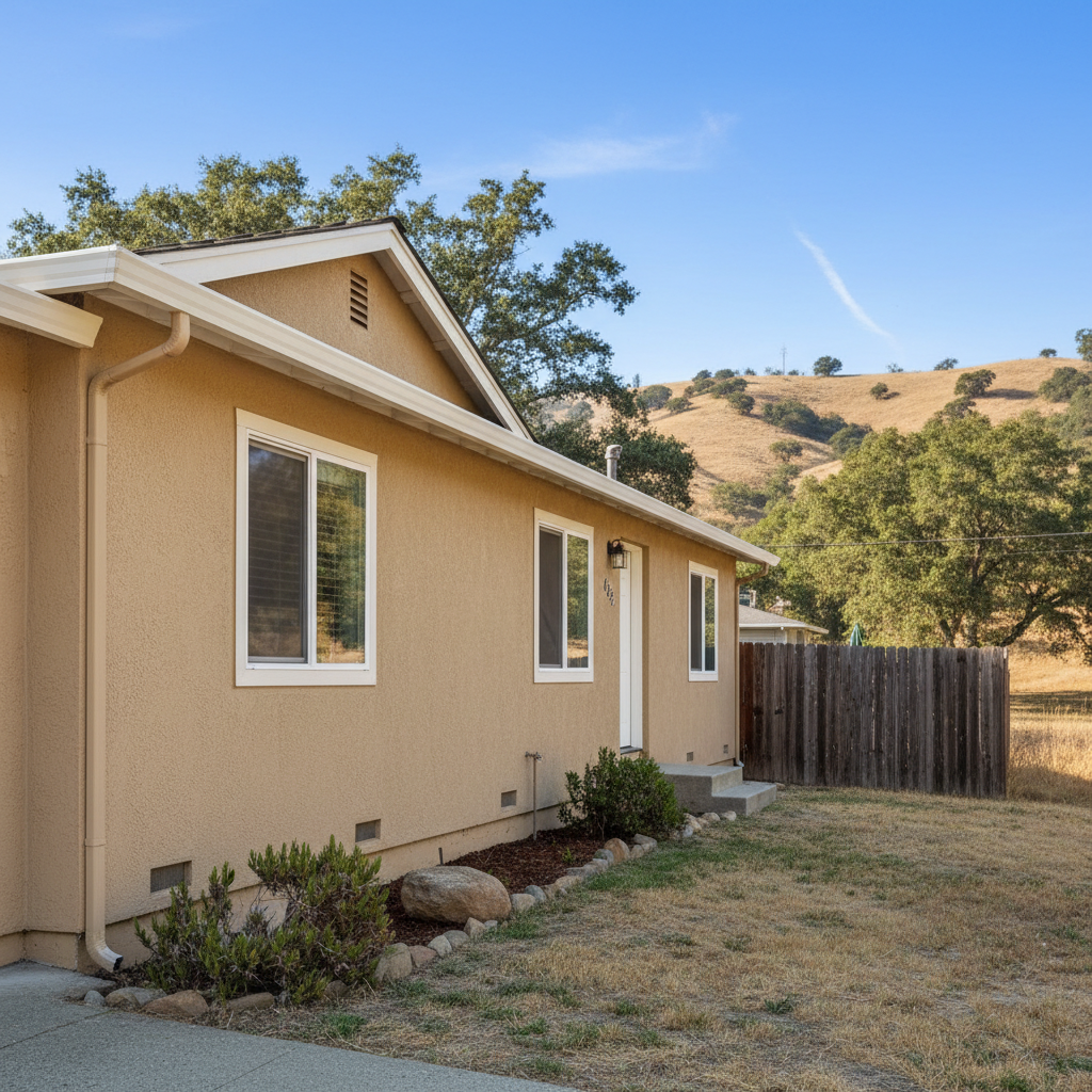Completed stucco inspection work at a residential property in Scotts Valley, CA