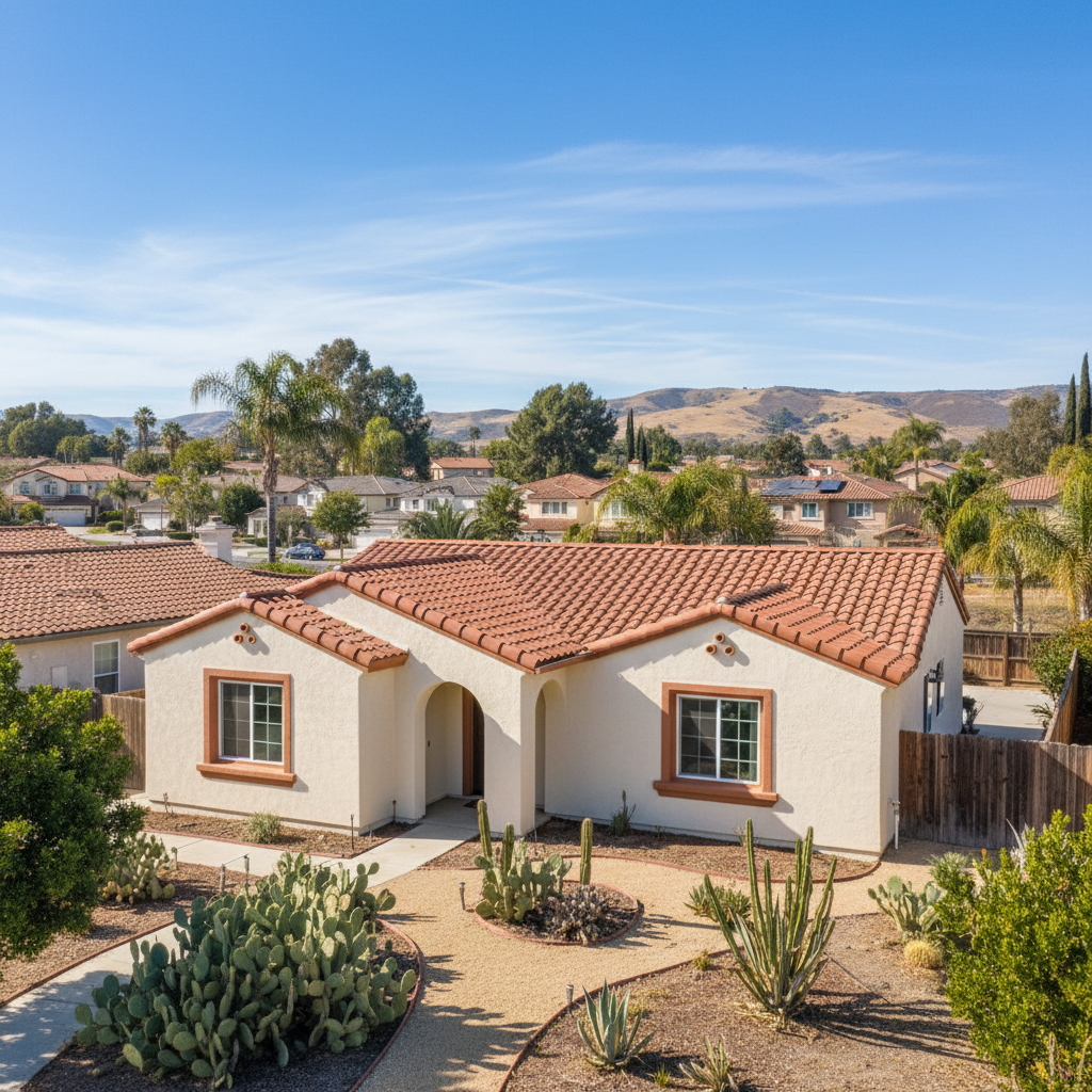 Completed stucco redashing work at a residential property in Chino Hills, CA