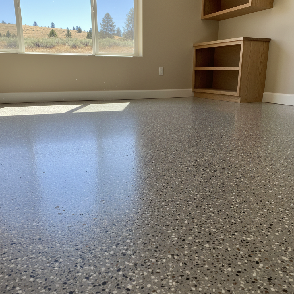 Completed garage conversion work at a residential property in Boise, ID