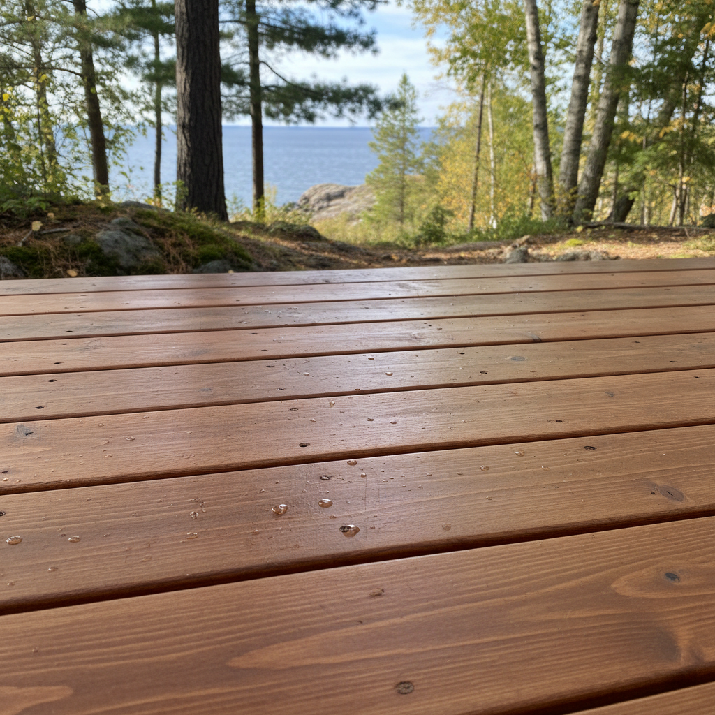 Completed deck painting & staining work at a residential property in Duluth, MN